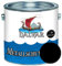 Halvar Metallschutzlack MATT Weiß/Grau/Schwarz RAL 9001-9018 Metallfarbe besonders robuster Kunstharzlack Wetterbeständig & perfekter Langzeitschutz Metall (1 L, RAL 9005 Schwarz)