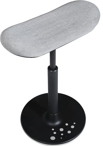 TOPSTAR | Hocker SITNESS H | Modell H2 | mit Skateboardsitz | Bezug grau-Gemustert | Sohle grau