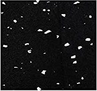 Nicoman Tapis en caoutchouc anti-vibrations réduisant le bruit pour machine à laver, sèche-linge, réfrigérateur - Accessoire pour grand appareil - Taille découpable - 6 mm - 20 x 20 cm - Noir galaxie