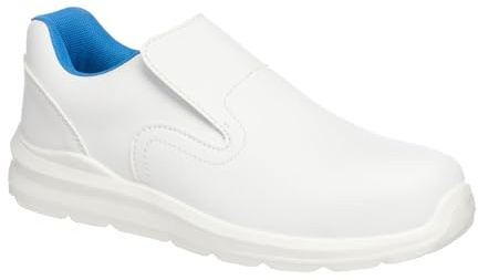 Portwest FD62 Slip On Safety Trainer S2 SRC with Wipe Clean Water Resistant Microfibre Upper, Metal Free Toe Protection and Cushioned Heel for Food and Pharmaceutical Environments