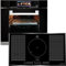 Kaiser Pyrolyse Backofen LaPerle »EH 6344+ KCT 777 FI«, Elektro Backofen, TFT Display, Air fryer,Bratautomatik,79L + Induktions-Kochfeld, 5 Kochzonen, 2x Flexzone