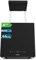 Cecotec Cappa Aspirante a Isola 44 cm - Cappa Cucina. Bolero Flux CCT 448000 Black A++ Cappa soffitto 44cm inox nero, Flusso d'Aria 800m3/h, 210W, A++, Remote, LED, Carbonio Ø176, alluminio 5 strati