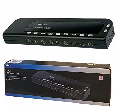 TriStar 8 Way Pro TV Indoor Amplifier