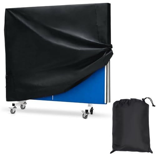 Cubierta para mesa de ping pong, mesa de ping pong exterior, impermeable, impermeable, Oxford, cubierta de ping pong impermeable, resistente al polvo, resistente al viento, resistente a los rayos UV