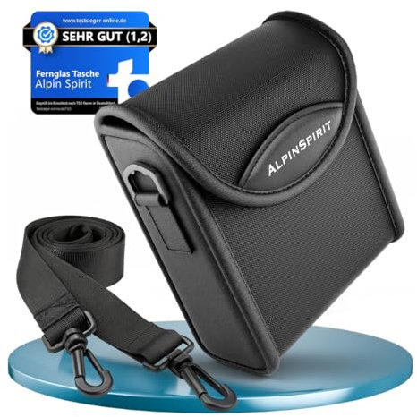 AlpinSpirit Fernglas 10x25 - leicht & kompakt - [EXTREM KLEIN] - TESTSIEGER - Mini Fernglas,für Brillenträger, Outdoor für Wandern,Reisen,Vogelbeobachtung,Feldstecher, für klein und groß