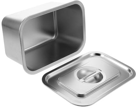 Cabilock Contenedor De Compost Inoxidable para Cocina Tapa Resistente Olores Cubo De Basura para Encimera