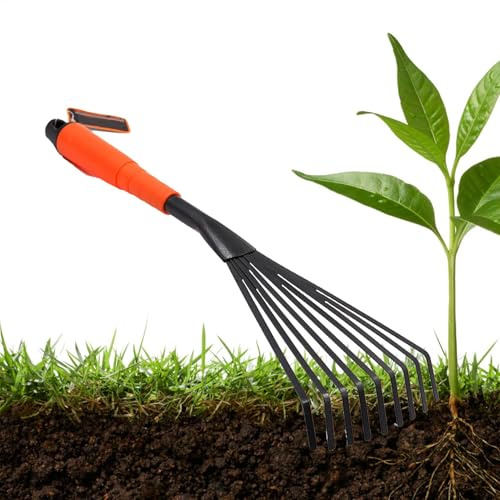 Racchette a Mano Manico ergonomico - Motocoltivazione Mano, Rastrello Scratch -, Clip Foglie da giardino | rastrello da giardino, rastrelli Mani, Strumenti per la Raccolta delle Foglie, ext