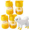 demaxiyad Water-Resistant Dog Boots,Waterproof Rain Silicone Shoes For Dogs - Dog Boots For Rain And Snow Cute Shape For For Keeping Pet's Feet Clean