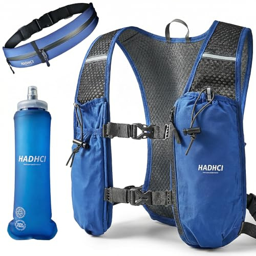 Bolsa de hidratación Running con Cinturón Running Plus Botella Flexible 500 ML