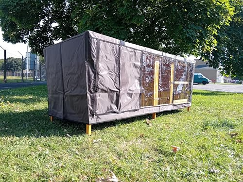 Eggshell RAIN COVER ONLY FOR THUMPER rabbit hutches XXL Largest in range Highly Predator Resistant Wire rabbit hutch single tier 6ft internal