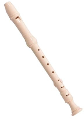 Blockflöjt Musikinstrument 8-håls Sopranblockflöjt Tyska Engelska Fingersättning