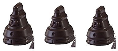 Martellato MA1973 5 x 6 Part Polycarbonate Praline Mould, 30 x 24 x 20 mm, Transparent