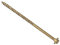 ForgeFast Lot de 40 vis de fixation pour bois Marron clair 7 x 250 mm