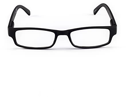 Contacta, One, Occhiali da Lettura per Uomo e Donna, Occhiali Pratici e Funzionali, Montatura Bicolore, Colore Nero, Diottrie +1,00, Confezione con Astuccio Trasparente, 21g