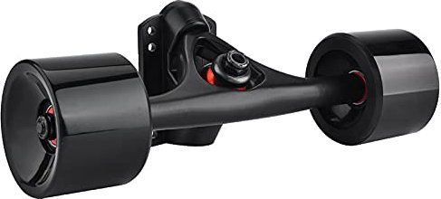 Demeras Skateboard Truck Combo Set Skateboard Trucks 2 St¡§1ck/Set Skateboard Truck mit Skate Wheel Pad Lager(Schwarzes Rad)