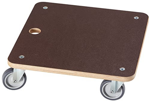 Dörner + Helmer Transportroller (Tragkraft 200 kg, Auflagefläche 380x380 mm, Transporthilfe, Möbelroller mit VG-Rollen) 300688