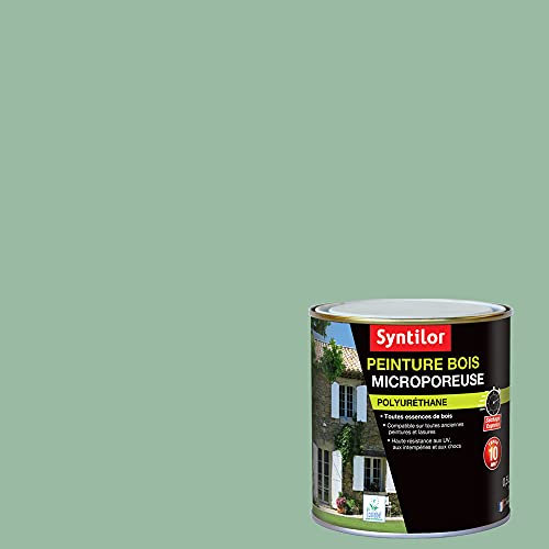 Syntilor - Peinture Bois Microporeuse Vert Provence RAL 6021 0,5L