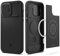 Spigen Optik Armor MagFit Hülle Kompatibel mit iPhone 14 Pro -Schwarz