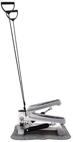 Quiltad, ministepper för hemmet, up-down-stepper med motståndsband, swing-stepper för ben- och rumpträning, 150 kg