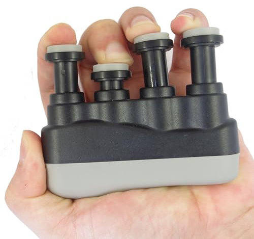 Gasea Portable Hand Finger Grip Trainer Exerciser Strengthener Training Tool for Guitar Bass Piano, or Therapy
