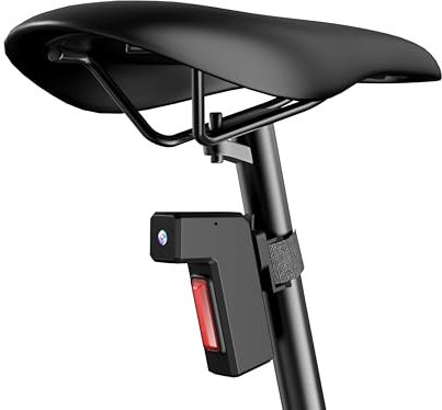 bayehngs Bike Camera with Tail Light, HD 1080P Rear View Bicycle Dash Cam, Cycling Camera Light Combo for Mountain Road Bike E-Bike