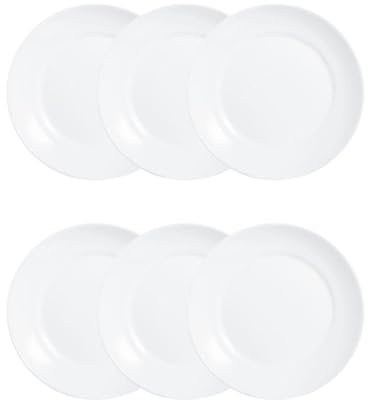 Luminarc Apy Set 6 Platos Postre Opal 18cm Opal Apto Microondas Apilable