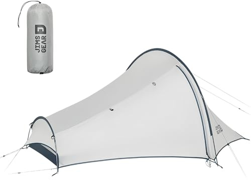Naturehike Ultralight Solo Tunnel Tent - 1/2 Person Waterproof Tent with Lightweight Aluminum Pole, for Camping, Backpacking, Hiking, Hunting, Biking, Mountaineering, Easy Setup (1 Person)