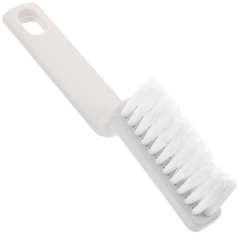 Veemoon 2pcs Grout Brush for Shower and Tile Floor Scrubber with Handle, Concrete Floor Cleaning Tool for Baseboards and Bathroom Kitchen Use