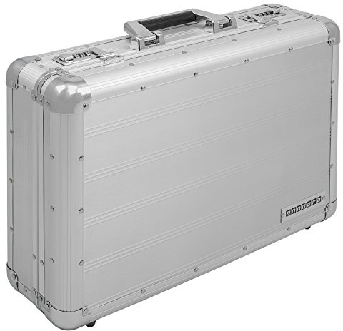 anndora Aktenkoffer Aluminium Attaché Koffer Silber - Zahlenschloss abschließbar