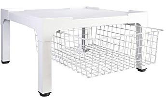 Waschmaschinen Zubehör - Auffangwanne/Podest/Schublade/Einbau/Zwischenbaurahmen NEU plus Korb (Waschmaschine Podest NEU bis 120kg)