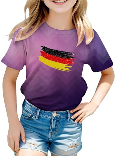 Original Trikot Angebote Deutschland Trikot Kinder Em 2024 Fussball Trikot Mit Nummer Kurzarm Baumwolle Sport Mädchen Flagge Fanshirt Fanartikel Fußball Heimtrikot Auswärtstr Bundesadler Shirt Sale