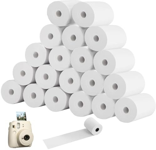 Thermorollen 57mm x 30mm, 20 Rollen Kassenrollen, Thermopapier, Bonrollen Thermopapier Bonrollen für Bankomat, Taschenetikettendrucker Nachfülldruckpapier