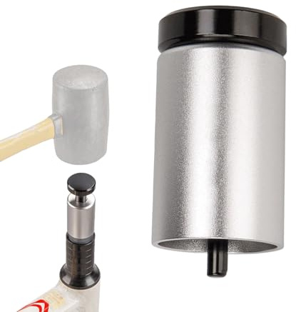 Renopfect Bike Star Nut Tool - Outil de montage pour fourche de vélo - Kit de direction - Mandrin de montage Star Nut - Outil de réparation - Fourche de vélo - Montage de la tête de rechange pour