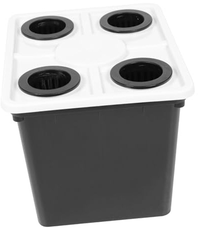 Gadpiparty Cubos de Cultivo Hidropónico sin Tierra para Invernadero Plástico Resistente para Plantación de Frutas y Verduras Jardineras para Huerto Casa y Jardín