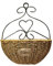 OUNONA H?ngek?rbe f¨¹r Pflanzen Halter Wall Mount Container Indoor oder Outdoor f¨¹r Blumen