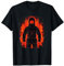 Lustiger Schutzanzug mit Flammen Kostüm T-Shirt