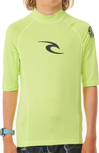 RIP CURL Boys Brand Wave SS Lycra 2024 Lime