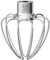 Robuster Schneebesen-Aufsatz für KitchenAid Artisan Mini 3,5 Quart Kippkopf-Standmixer, extra dicker Edelstahldraht für schnelles Schlagen, perfekt für große Chargen, spülmaschinenfest