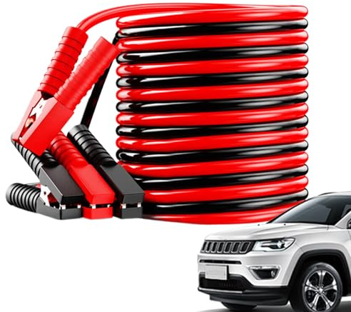 Startkablar för bilar | Robusta bilboosterkablar, vägassistans med krokodilklämmor biltillbehör för svaga bilbatterier och lastbilar 12 V 24 V