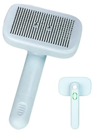 Cepillo Para Gatos Para Pelo - Cepillo Para Perros Pelo Corto Eliminación Subpelo,Herramienta Antiestática Desenredante Y Masajeadora Para Subpelo | Para Desenredar Masajear Y Eliminar Nudos