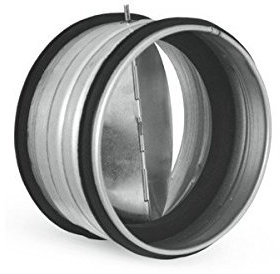 Valvola di non ritorno Aria con Guarnizione interna e esterna per Condotta Aria - Attacco Maschio Maschio - Diametro 100mm