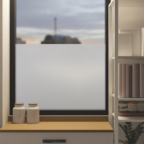 Artscape Etched Glass Large | Window Privacy Film Textured Glass Pattern | Non-Adhesive & UV Protection | Easy to Apply & Removable | 36 x 72 Inches