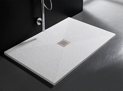 Piatto doccia 70x120 stone marmoresina effetto pietra,riducibile,ribassato cm2,5