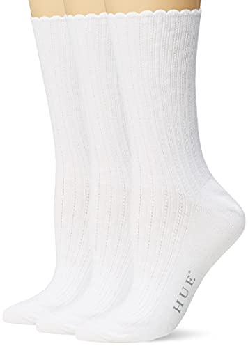 HUE Women's Scalloped Pointelle Sock
