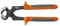 NEO TOOLS Kneifzange 180 mm, Nagelzange, CrV-Stahl, Bi-Material-Griff, TÜV, Nagelziehzange, Monierzange, Drahtzange, Beisszange, Schneidzange (180 mm)