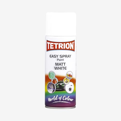 Tetrion Matt White Easy Spray Paint 400ml