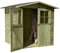 Gerätehaus Berlin Gartenschuppen Holz 180 x 145 cm von Gartenpirat®
