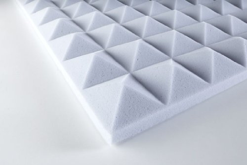 Basotect pyramid akustiskt skum 120 x 60 x 3 cm