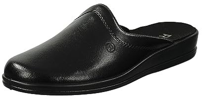 Rohde Damen, Frauen, Pantoletten, Slipper,Sandalen,Freizeitschuhe,Schlupfschuhe,schluepfschuhe,Slipper,Slides,Slip-ons,Mules,SCHWARZ,45 EU