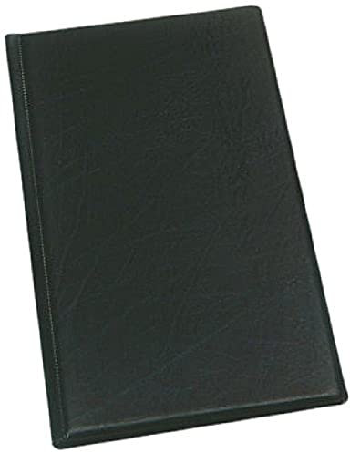 Esselte 56837 Visitenkartenbuch, für 128 Visitenkarten, Kunststoff, schwarz